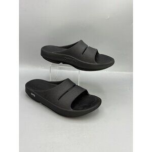 Oofos Ooriginal Slide Sandals Black M6 W8 Recovery Footwear